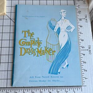 Vintage 1961 The Complete Dress-Maker Sewing Instruction Book  Midwest Technical